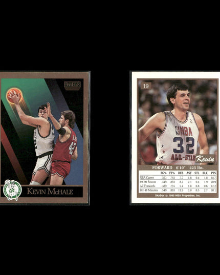 Kevin McHale Boston Celtics Basketball 4-Card Lot NBA Hoops EX