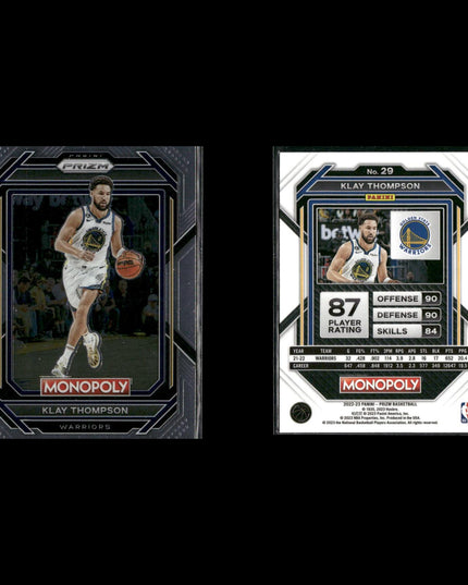 Klay Thompson Golden State Warriors Basketball 6-Card Lot Panini EX