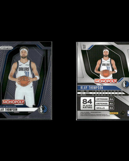 Klay Thompson Golden State Warriors Basketball 6-Card Lot Panini EX