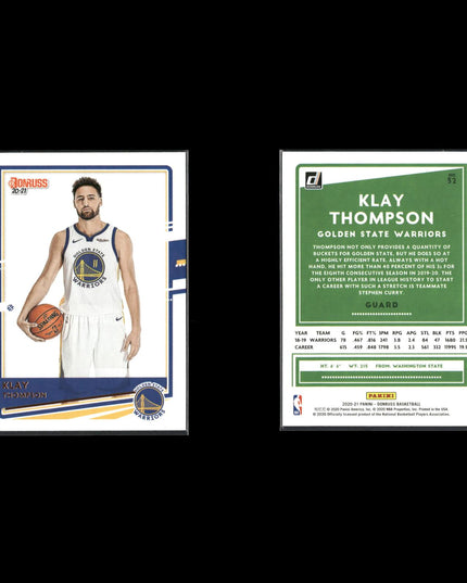 Klay Thompson Golden State Warriors Basketball 6-Card Lot Panini EX