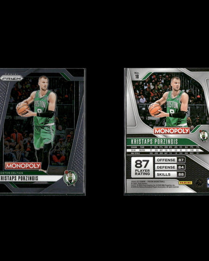 Kristaps Porzingis New York Knicks Basketball 4-Card Lot Panini EX