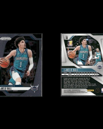 LaMelo Ball Charlotte Hornets Basketball 7-Card Lot Panini EX