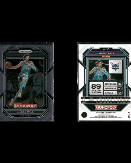 LaMelo Ball Charlotte Hornets Basketball 7-Card Lot Panini EX
