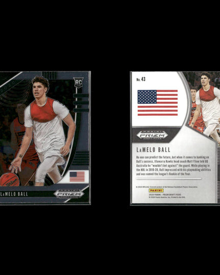 LaMelo Ball Charlotte Hornets Basketball 7-Card Lot Panini EX