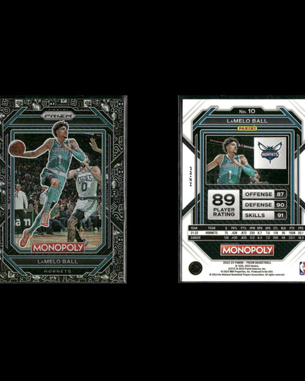 LaMelo Ball Charlotte Hornets Basketball 7-Card Lot Panini EX
