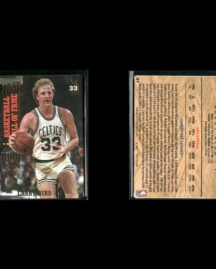 Larry Bird Boston Celtics Basketball 12-Card Lot NBA Hoops EX