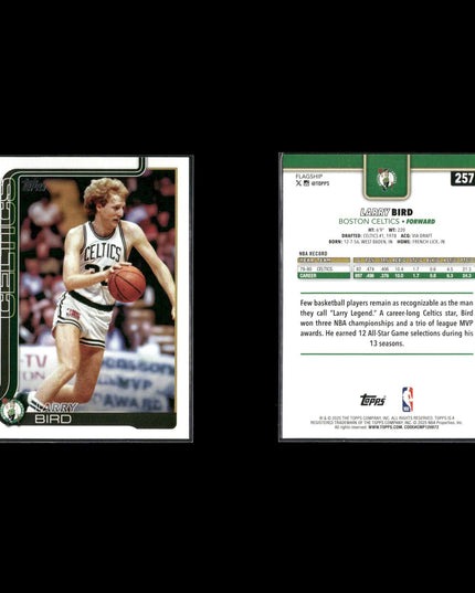 Larry Bird Boston Celtics Basketball 12-Card Lot NBA Hoops EX