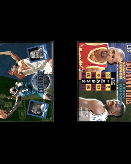 Larry Johnson Charlotte Hornets Basketball 6-Card Lot NBA Hoops EX