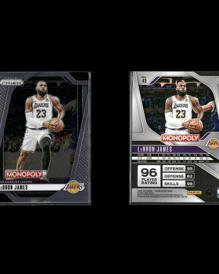 Lebron James Cleveland Cavaliers Basketball 11-Card Lot Panini EX