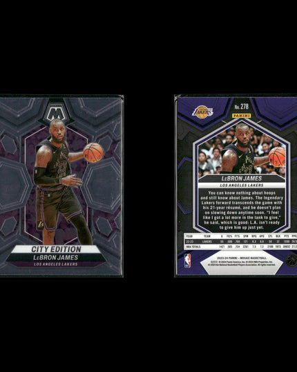 Lebron James Cleveland Cavaliers Basketball 11-Card Lot Panini EX