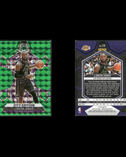 Lebron James Cleveland Cavaliers Basketball 11-Card Lot Panini EX