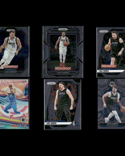 Luka Doncic Dallas Mavericks Basketball 6-Card Lot Panini EX