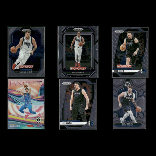 Luka Doncic Dallas Mavericks Basketball 6-Card Lot Panini EX