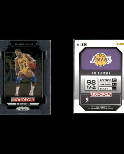 Magic Johnson Los Angeles Lakers Basketball 12-Card Lot NBA Hoops EX