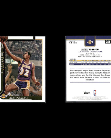 Magic Johnson Los Angeles Lakers Basketball 12-Card Lot NBA Hoops EX