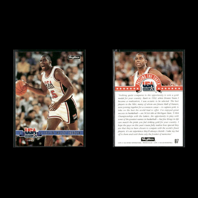 Magic Johnson Los Angeles Lakers Basketball 8-Card Lot NBA Hoops EX