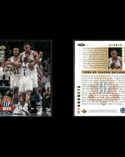 Muggsy Bogues Charlotte Hornets Basketball 5-Card Lot NBA Hoops EX