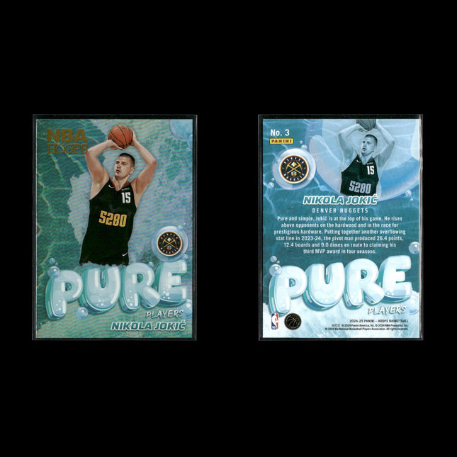 Nikola Jokic Denver Nuggets Basketball 8-Card Lot Panini EX
