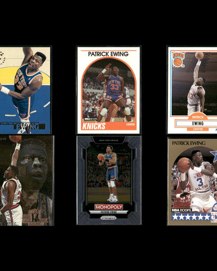 Patrick Ewing New York Knicks Basketball 6-Card Lot NBA Hoops EX