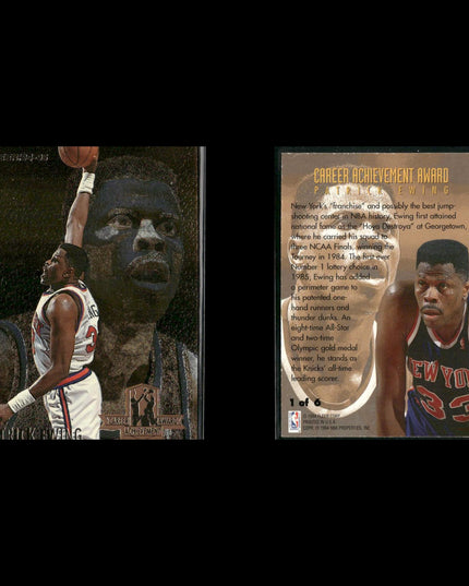 Patrick Ewing New York Knicks Basketball 6-Card Lot NBA Hoops EX
