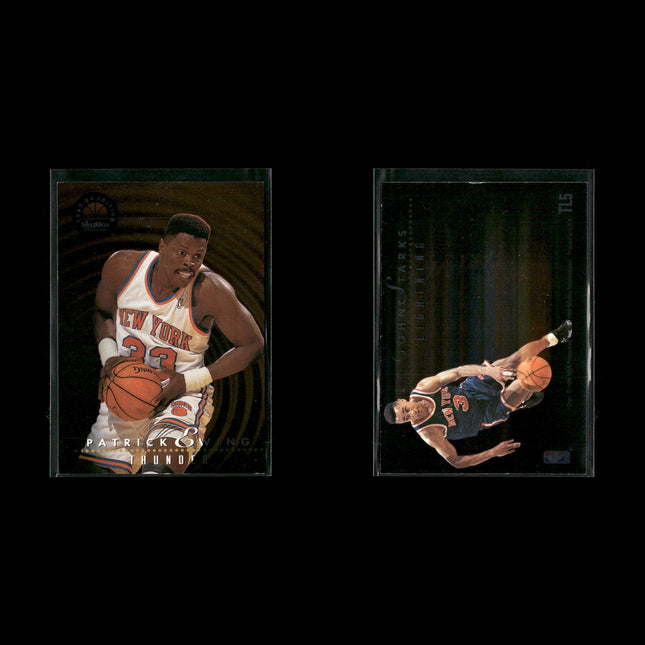 Patrick Ewing New York Knicks Basketball 23-Card Lot NBA Hoops EX