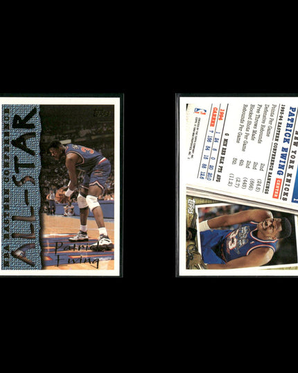 Patrick Ewing New York Knicks Basketball 23-Card Lot NBA Hoops EX
