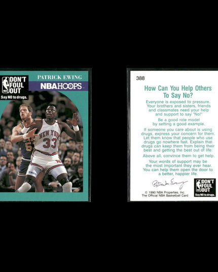 Patrick Ewing New York Knicks Basketball 23-Card Lot NBA Hoops EX