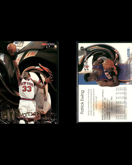Patrick Ewing New York Knicks Basketball 23-Card Lot NBA Hoops EX