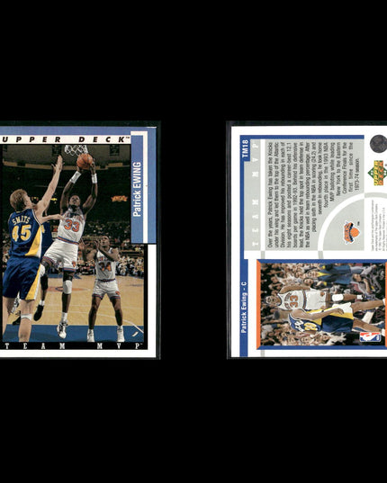 Patrick Ewing New York Knicks Basketball 23-Card Lot NBA Hoops EX