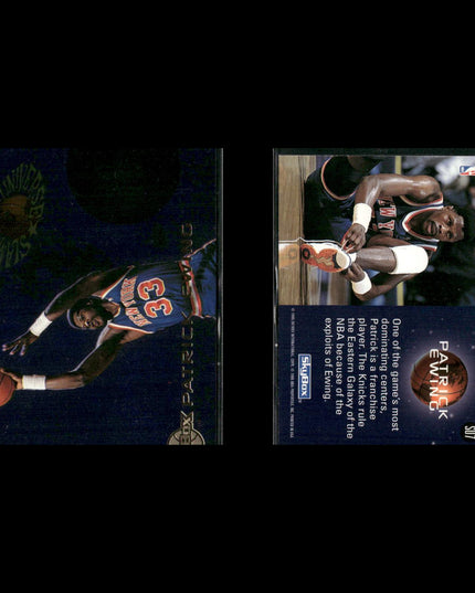 Patrick Ewing New York Knicks Basketball 23-Card Lot NBA Hoops EX