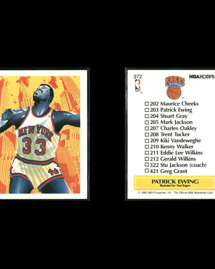 Patrick Ewing New York Knicks Basketball 23-Card Lot NBA Hoops EX