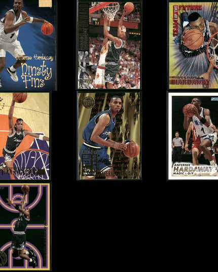 Penny Hardaway Orlando Magic Basketball 7-Card Lot Upper Deck EX