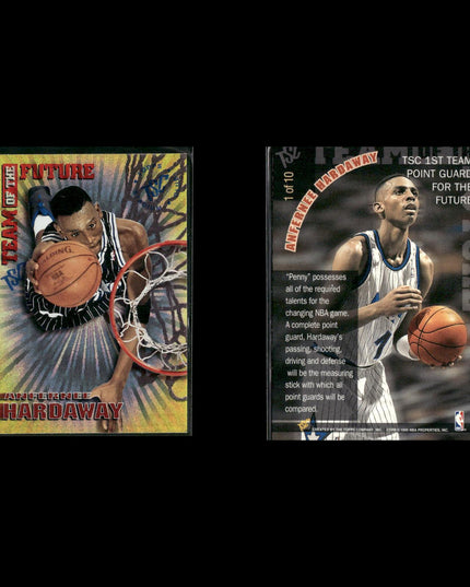 Penny Hardaway Orlando Magic Basketball 7-Card Lot Upper Deck EX