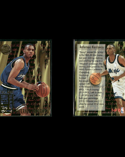 Penny Hardaway Orlando Magic Basketball 7-Card Lot Upper Deck EX