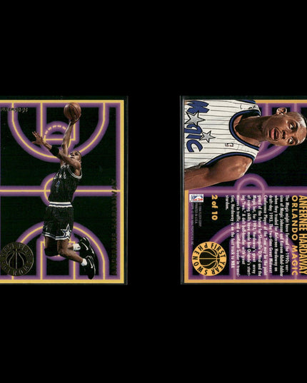 Penny Hardaway Orlando Magic Basketball 7-Card Lot Upper Deck EX
