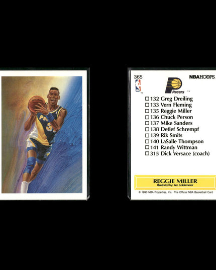 Reggie Miller Indiana Pacers Basketball 10-Card Lot NBA Hoops EX