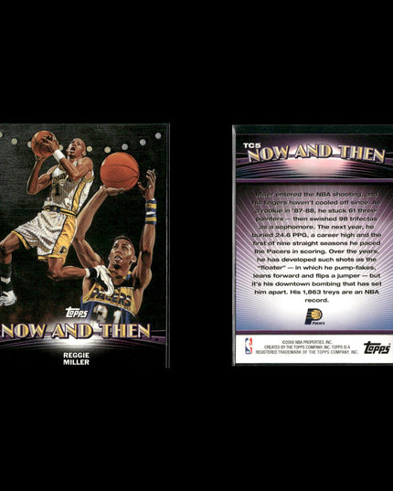 Reggie Miller Indiana Pacers Basketball 10-Card Lot NBA Hoops EX