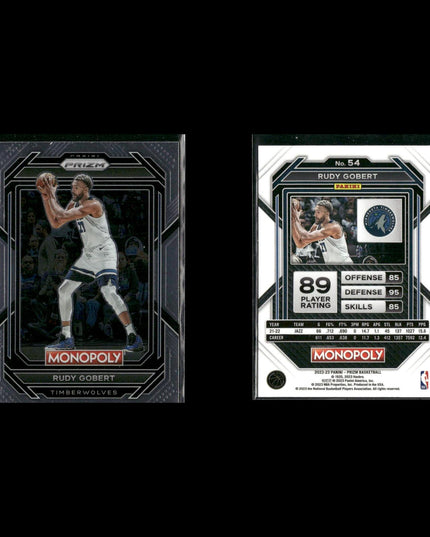 Rudy Gobert Utah Jazz Basketball 7-Card Lot Panini EX