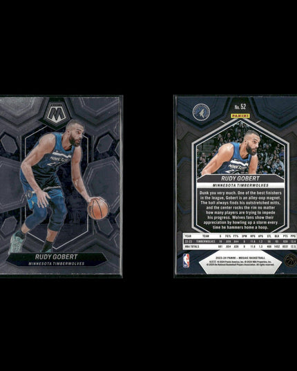 Rudy Gobert Utah Jazz Basketball 7-Card Lot Panini EX