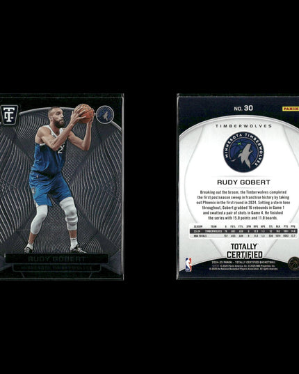 Rudy Gobert Utah Jazz Basketball 7-Card Lot Panini EX