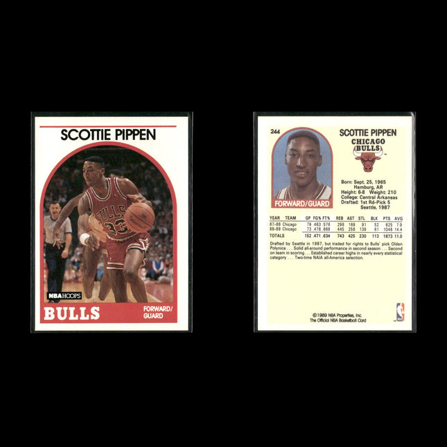 Scottie Pippen Chicago Bulls Basketball 8-Card Lot NBA Hoops EX