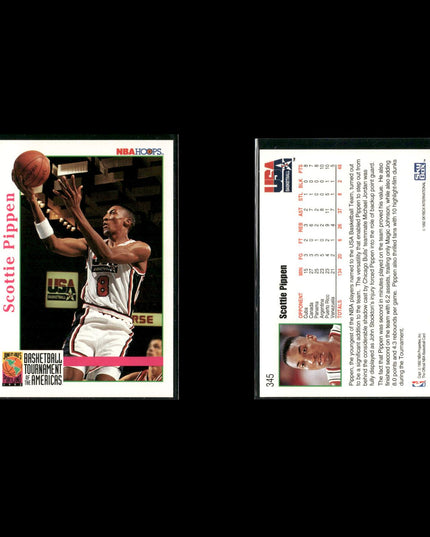 Scottie Pippen Chicago Bulls Basketball 8-Card Lot NBA Hoops EX
