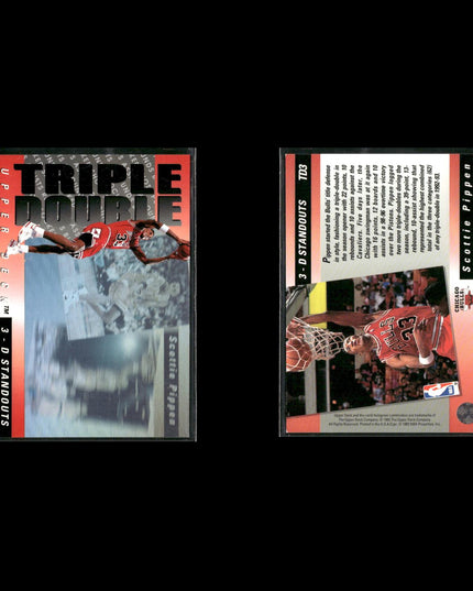 Scottie Pippen Chicago Bulls Basketball 8-Card Lot NBA Hoops EX