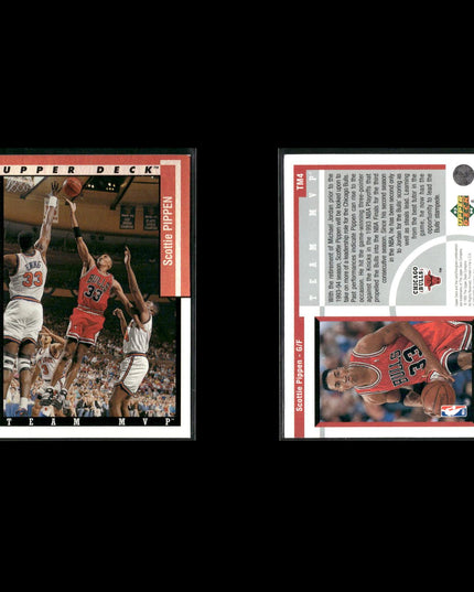 Scottie Pippen Chicago Bulls Basketball 8-Card Lot NBA Hoops EX
