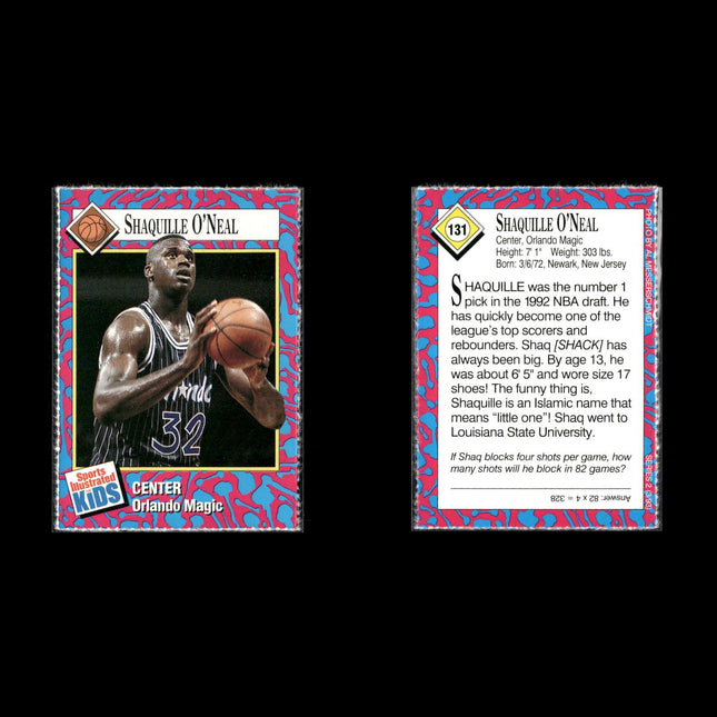 Shaquille O'Neal Los Angeles Lakers Basketball 4-Card Lot Upper Deck EX