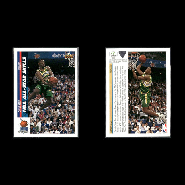 Shawn Kemp Seattle SuperSonics Basketball 5-Card Lot NBA Hoops EX