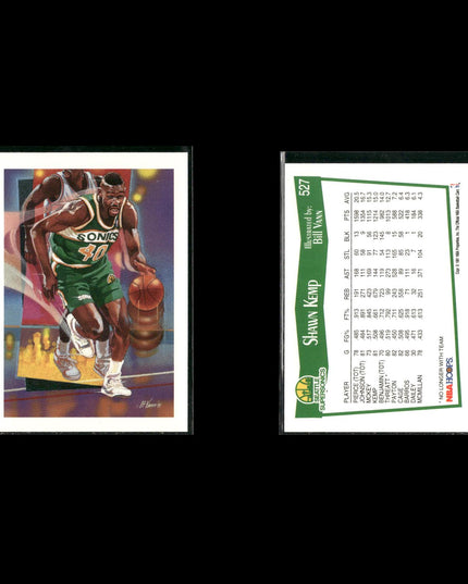 Shawn Kemp Seattle SuperSonics Basketball 5-Card Lot NBA Hoops EX