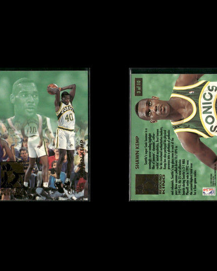 Shawn Kemp Seattle SuperSonics Basketball 5-Card Lot NBA Hoops EX
