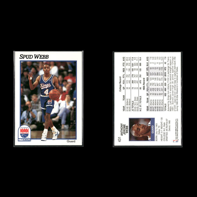 Spud Webb Atlanta Hawks Basketball 6-Card Lot NBA Hoops EX