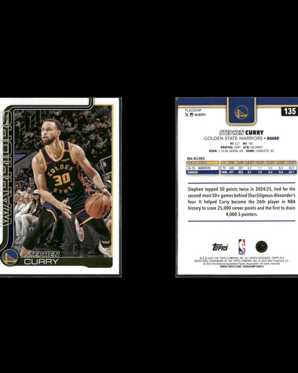Stephen Curry Golden State Warriors Basketball 6-Card Lot Panini EX
